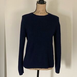 Lucky Brand Dark Blue Crew Neck Sweater, Sz M